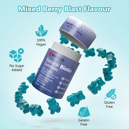 Kreativeda Natural Biotin Gummies