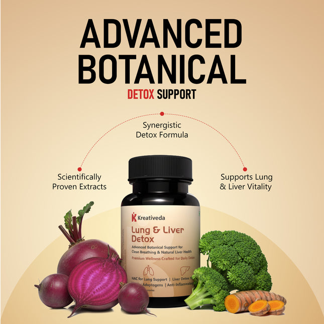 Kreativeda Lung & Liver Detox Capsules