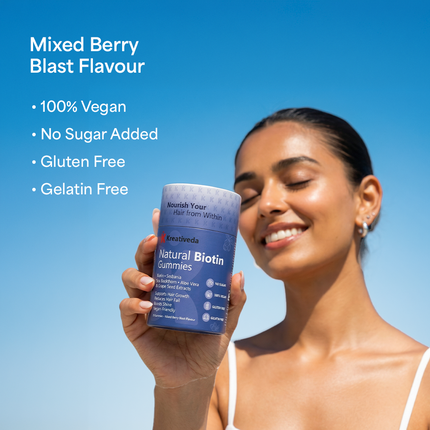 Kreativeda Natural Biotin Gummies
