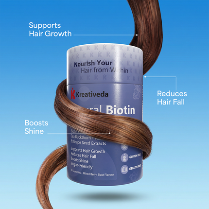Kreativeda Natural Biotin Gummies